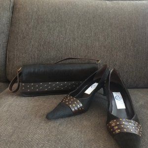 Horse Hair Shoes and Handbag